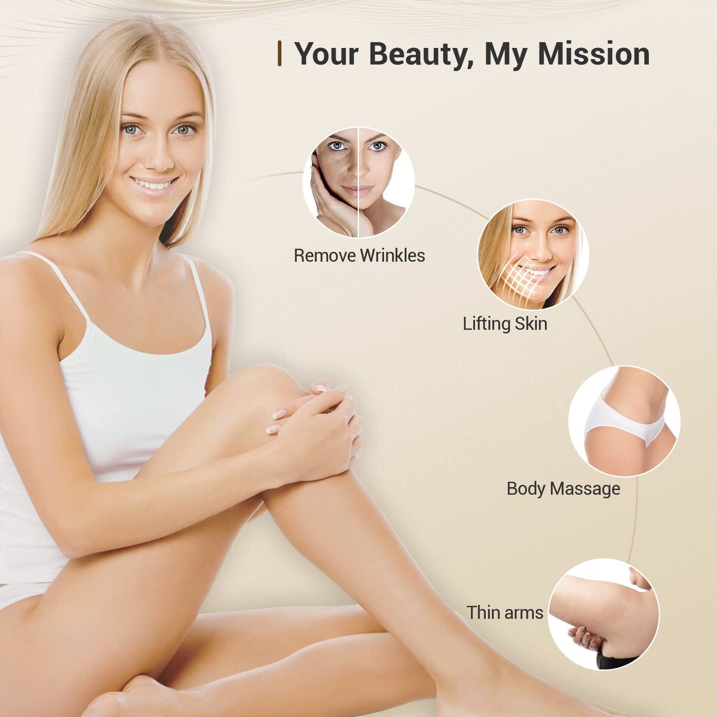 ShapeX Ultrasonic Cavitation Machine for Body Sculpting