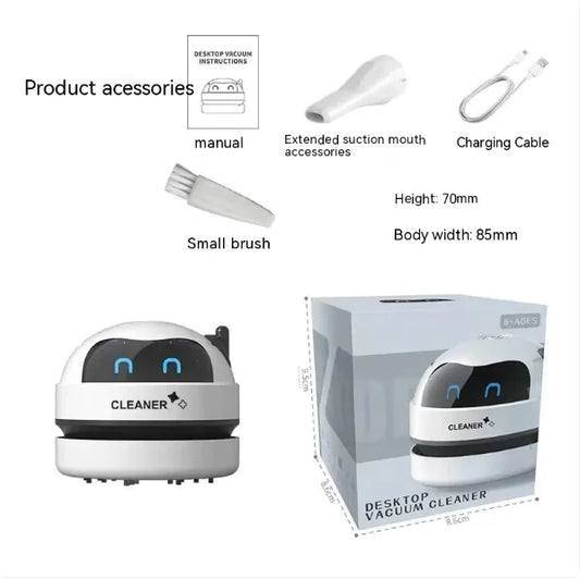 USB Happy Robot Electric Desktop Cleaner