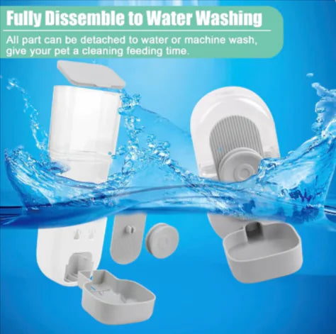 Automatic Hanging Pet Feeder & Water Dispenser