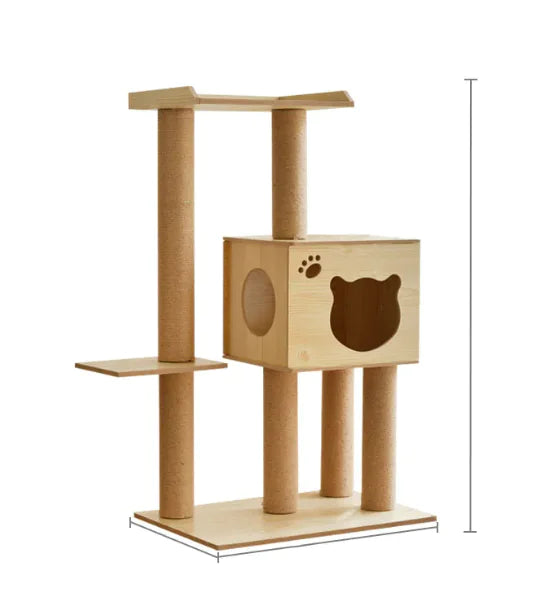 High-Quality Cozy Capsule Cat Tree