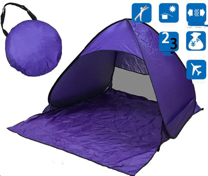 Quick Setup Beach Sunscreen Tent for Outdoors