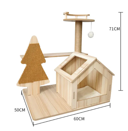 High-Quality Cozy Capsule Cat Tree
