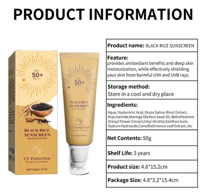Black Rice Sunscreen Cream