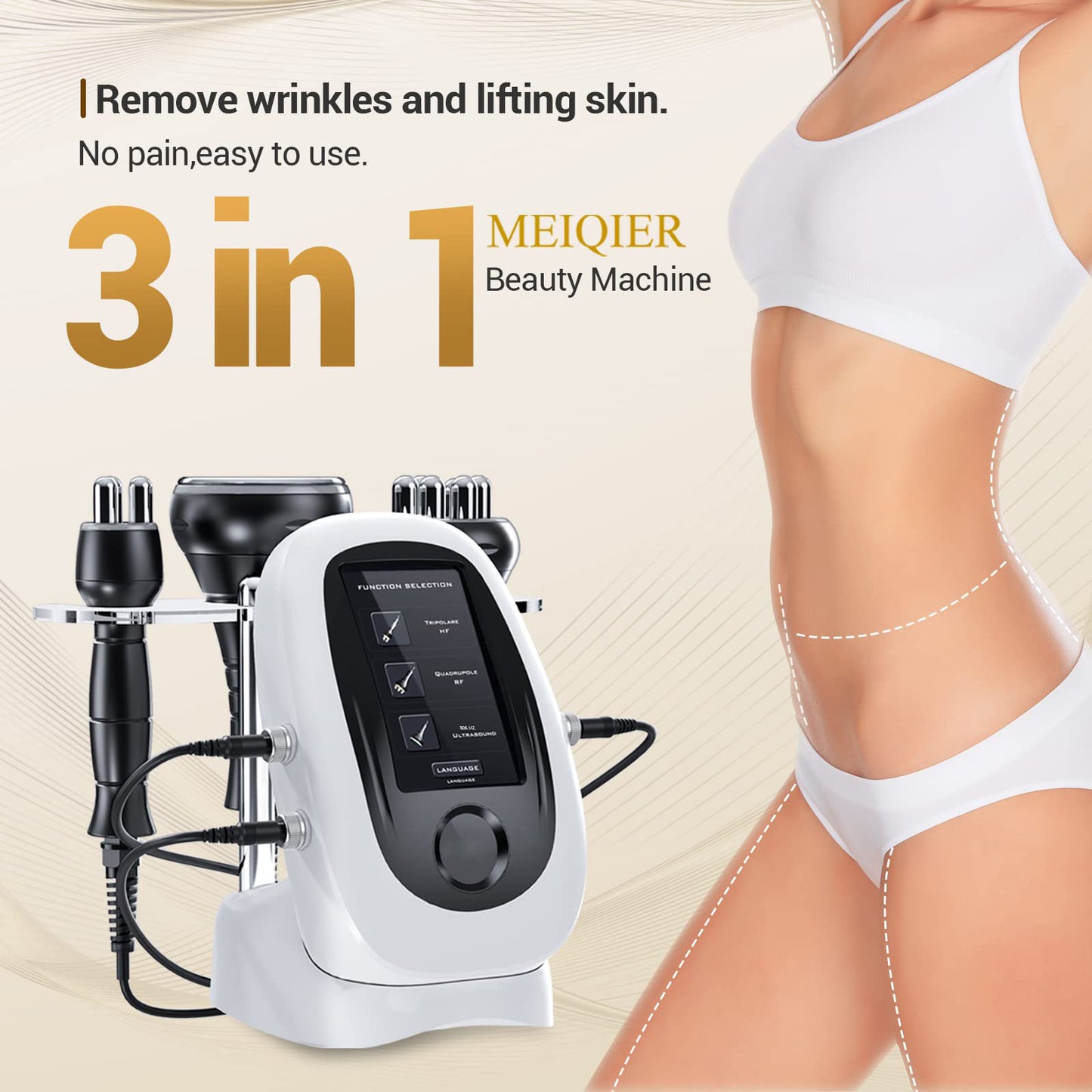 ShapeX Ultrasonic Cavitation Machine for Body Sculpting