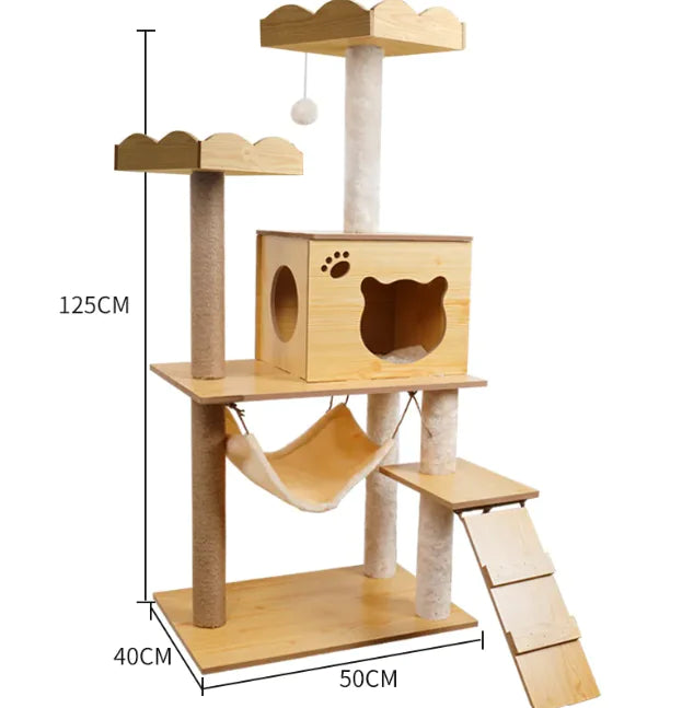 High-Quality Cozy Capsule Cat Tree