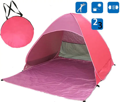 Quick Setup Beach Sunscreen Tent for Outdoors