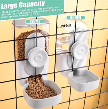 Automatic Hanging Pet Feeder & Water Dispenser