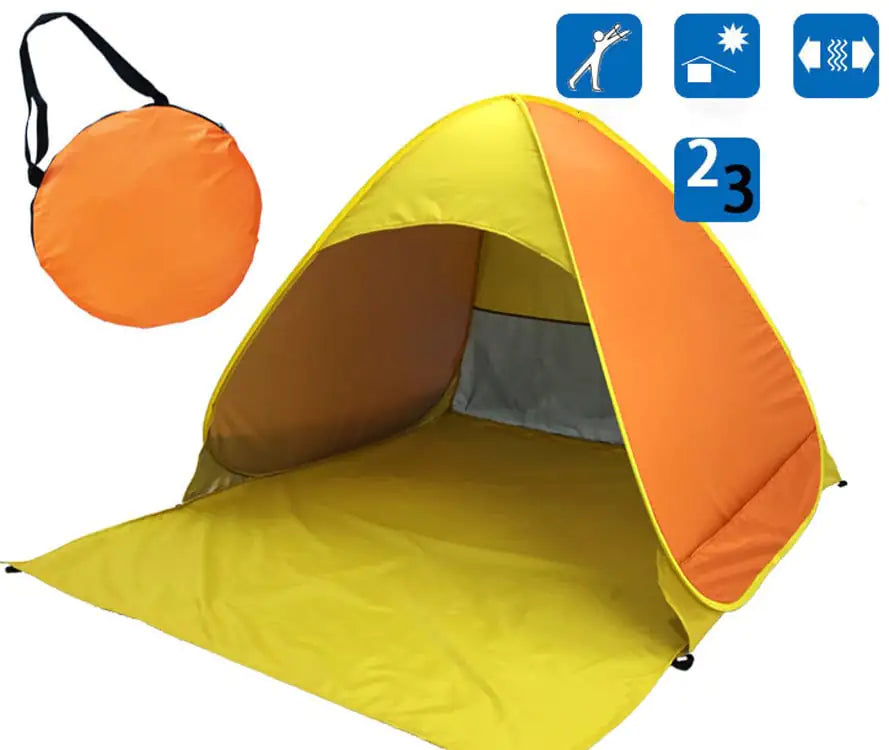 Quick Setup Beach Sunscreen Tent for Outdoors