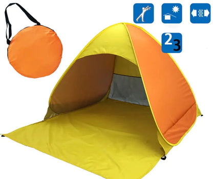 Quick Setup Beach Sunscreen Tent for Outdoors