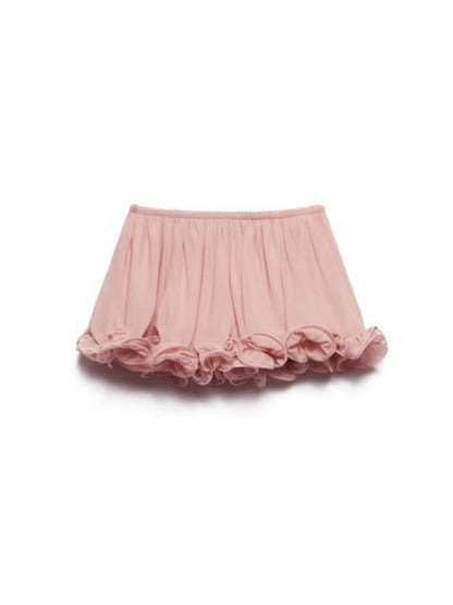 New style ruffle sleeveless skirt set