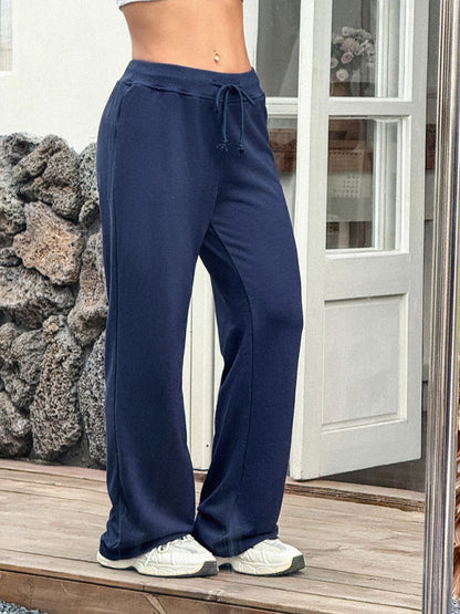 Sporty-Girl Drawstring Pants