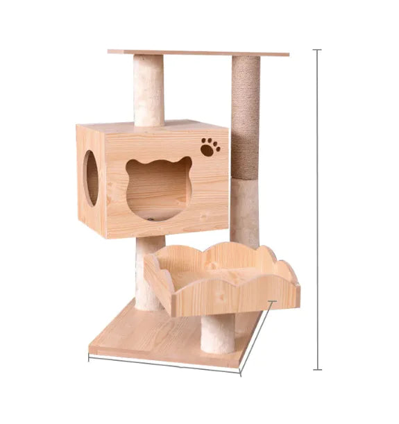 High-Quality Cozy Capsule Cat Tree