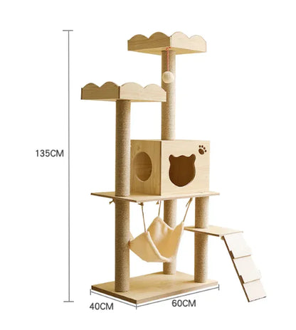 High-Quality Cozy Capsule Cat Tree